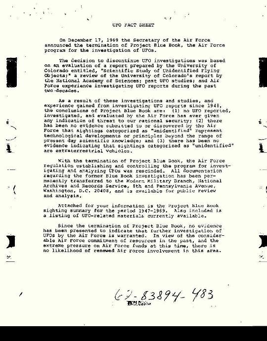 Project Blue Book Project Blue Book